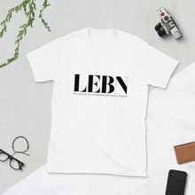 Load image into Gallery viewer, LEBN (black) Full Logo Short-Sleeve Unisex T-Shirt