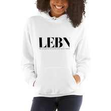 Load image into Gallery viewer, LEBN (black) Full Logo Unisex Hoodie